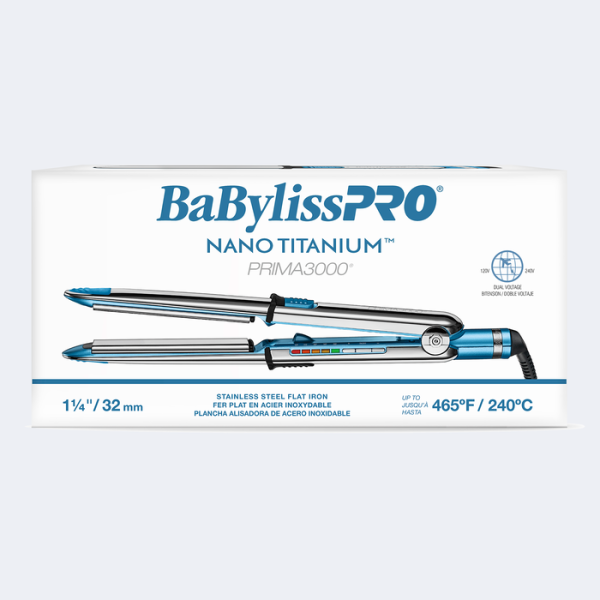 Plancha iónica Prima3000® de 1¼ in de BaBylissPRO® Nano Titanium™ - Imagen 2