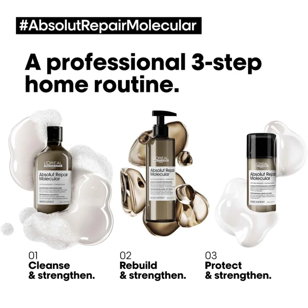 Absolut Repair Molecular Shampoo revitalizante instantáneo - Imagen 5