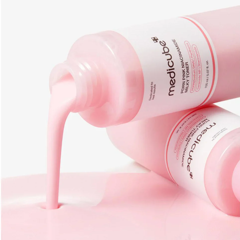 Medicube PDRN Pink Niacinamide Milky Toner (150 ml) - Imagen 2